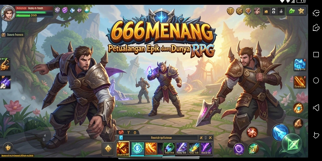 Tampilan gameplay RPG yang menawan dan mendalam di 666MENANG.