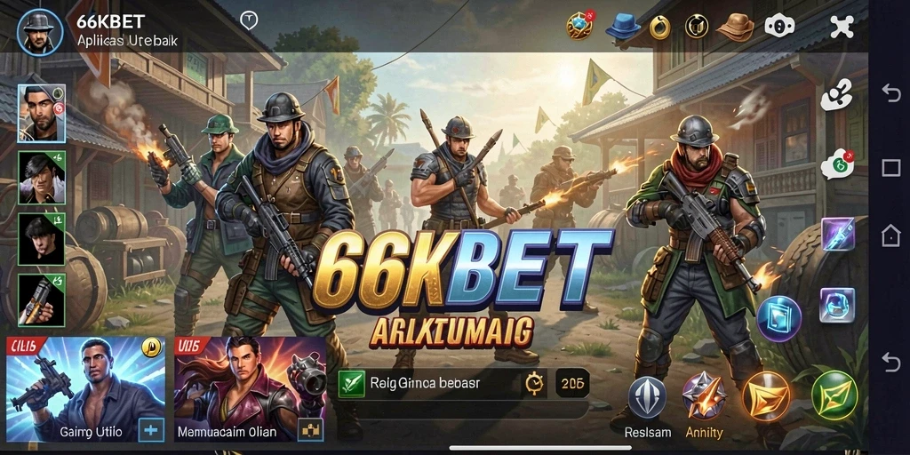 Screenshot aplikasi 66KBET menampilkan fungsi Utility yang efisien.