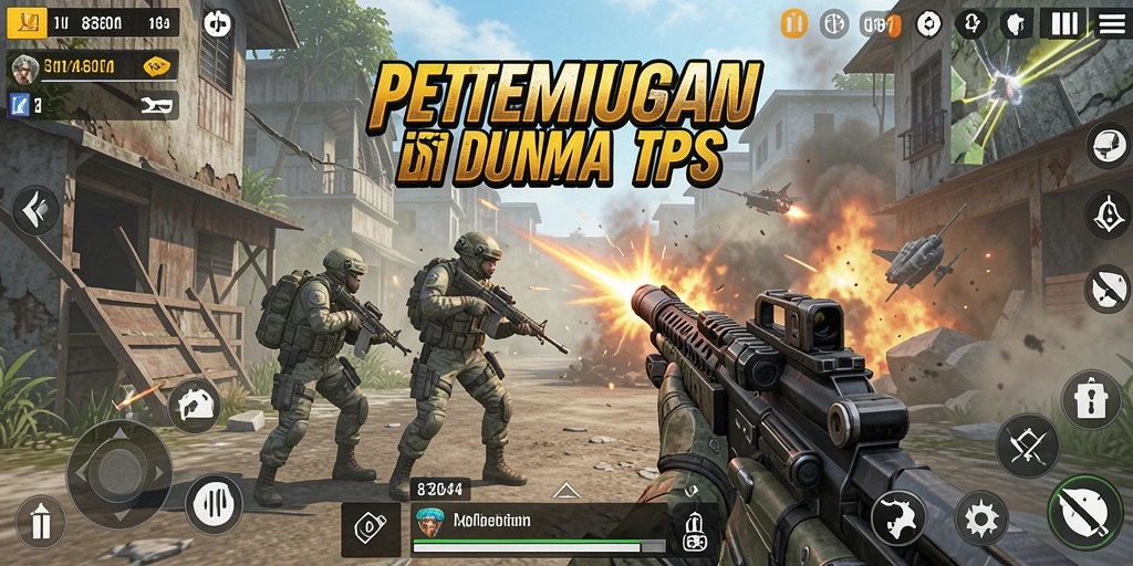 Screenshot aksi seru dalam game TPS 8364.