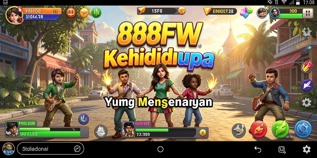Tampilan gameplay interaktif dan menyenangkan di 888FW