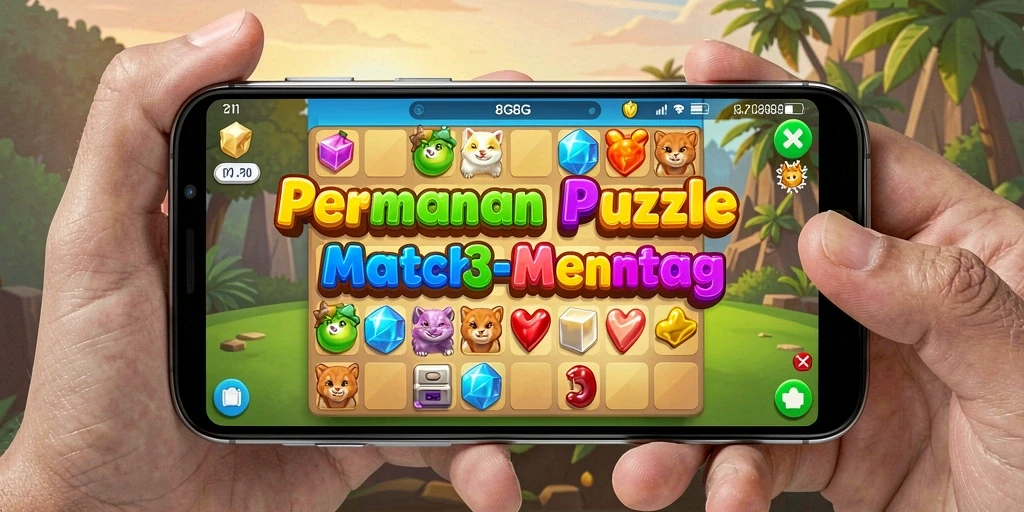 Gameplay seru 8G8G dengan tantangan Match-3 yang menarik.