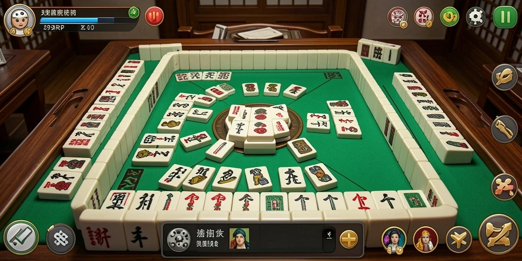 Tampilan menarik dalam permainan Mahjong 99RP dengan grafis yang memukau.