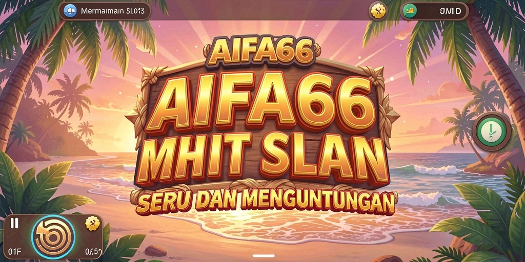 Screenshot gameplay AIFA66 menampilkan kombinasi simbol slot yang menarik.