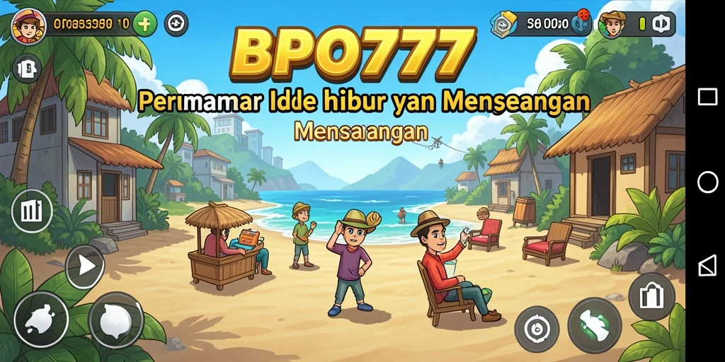 Tampilan gameplay BPO777 yang menarik dan penuh warna dalam genre Idle.