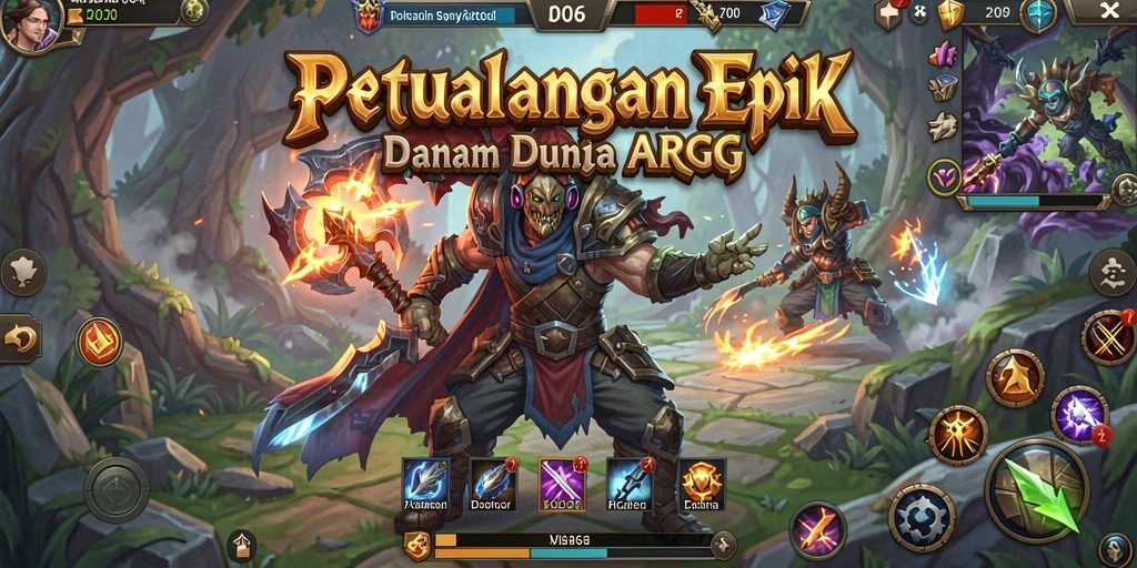 Tampilan gameplay D06 yang mendebarkan saat bertarung melawan musuh besar.