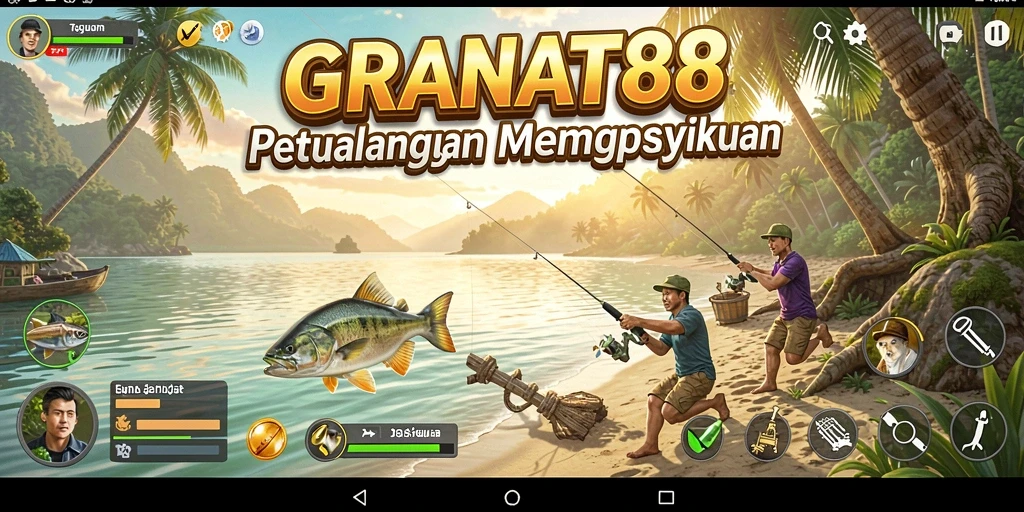 Tangkapan ikan yang menakjubkan dalam gameplay GRANAT88.