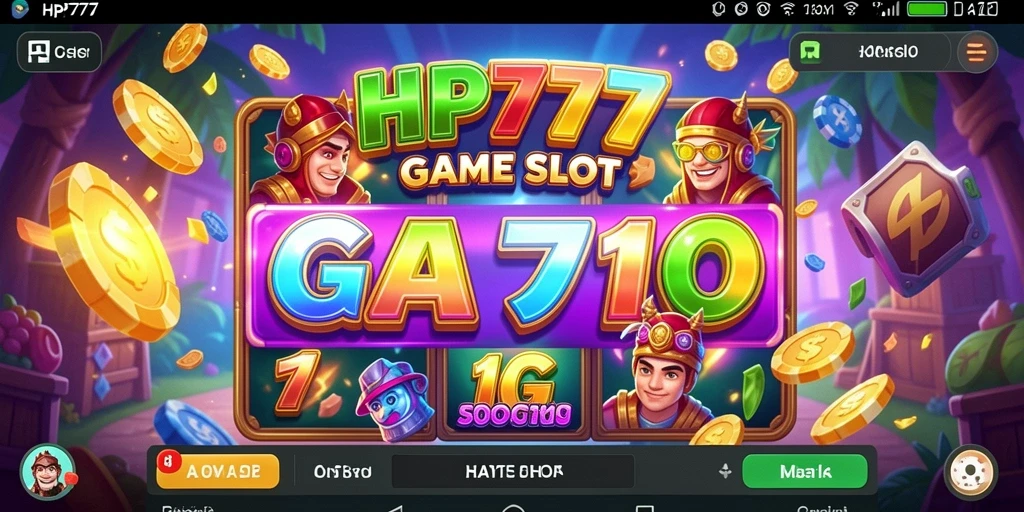 Tampilan gameplay seru dari HP777 dengan slot beragam dan menarik.
