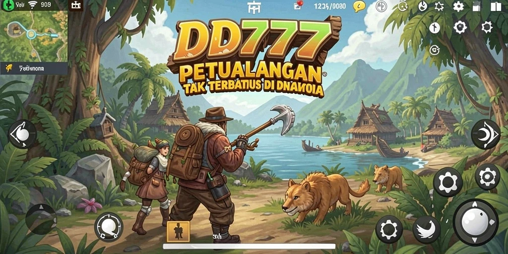 Tangkapan layar menampilkan petualangan mendebarkan di dunia terbuka ID777.