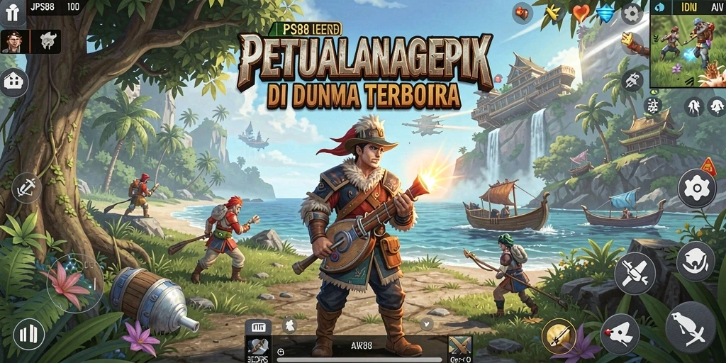 Tampilan menarik dari gameplay JPS88 dengan aksi petualangan seru.
