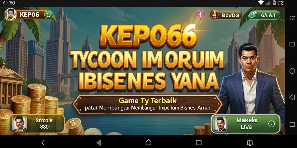 Tampilan gameplay <strong>KEPO66</strong> yang seru dan menggugah semangat bisnis.