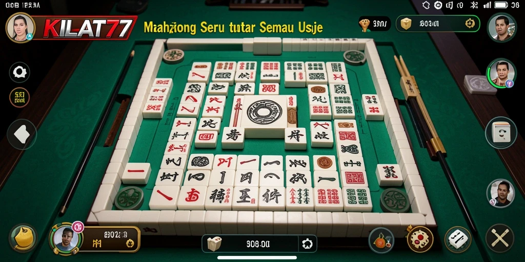Tangkapan layar KILAT77 menampilkan momen seru dalam permainan Mahjong.
