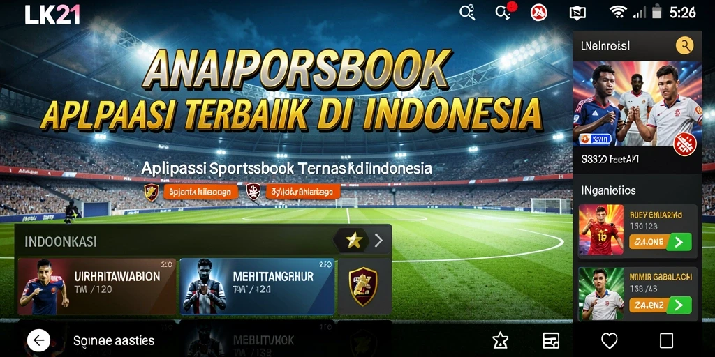 Tampilan gameplay taruhan olahraga yang mendebarkan di LK21.