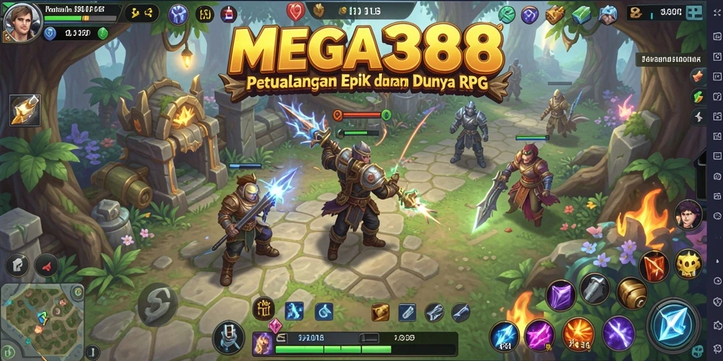 Tangkapan layar gameplay MEGA388 menampilkan pertarungan yang mendebarkan dan karakter yang menakjubkan.