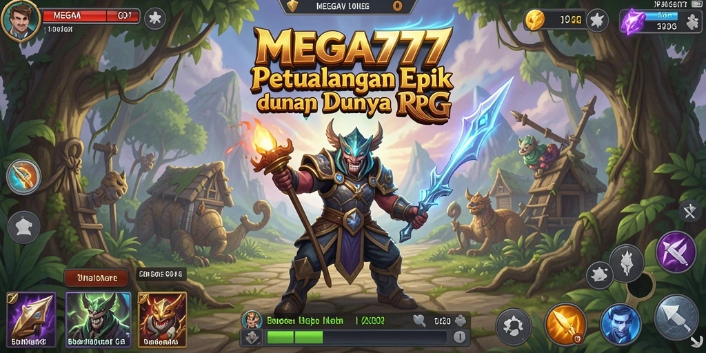 Gameplay MEGA777 yang memikat dengan pertarungan seru di dunia RPG.
