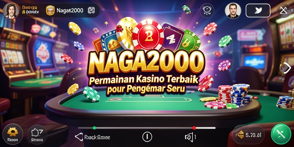 Gameplay seru di NAGA2000 dengan berbagai pilihan permainan Kasino.