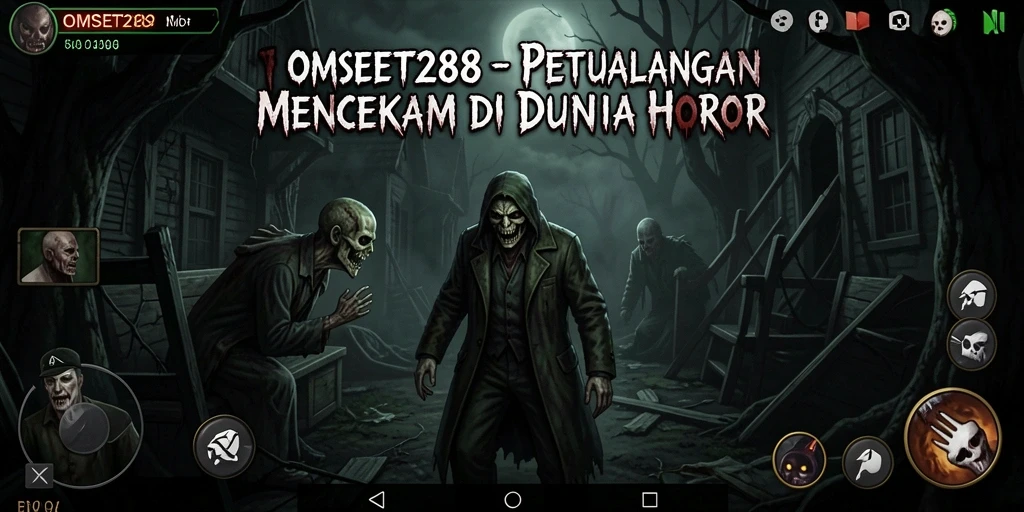 Gambaran gameplay menakutkan dalam OMSET288 yang mencekam.