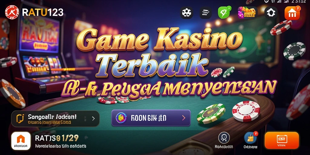 Tampilan gameplay yang menarik dari RATU123 dengan berbagai pilihan permainan Kasino.