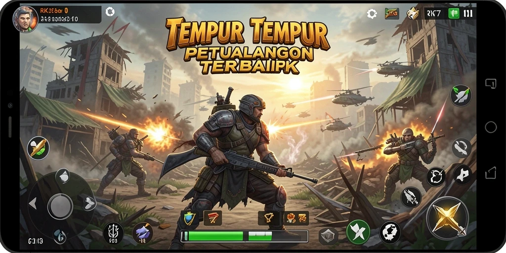 Tampilan gameplay TPS yang mendebarkan dari RK77.