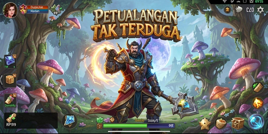 Screenshot RP99 menampilkan gameplay petualangan yang mendebarkan.