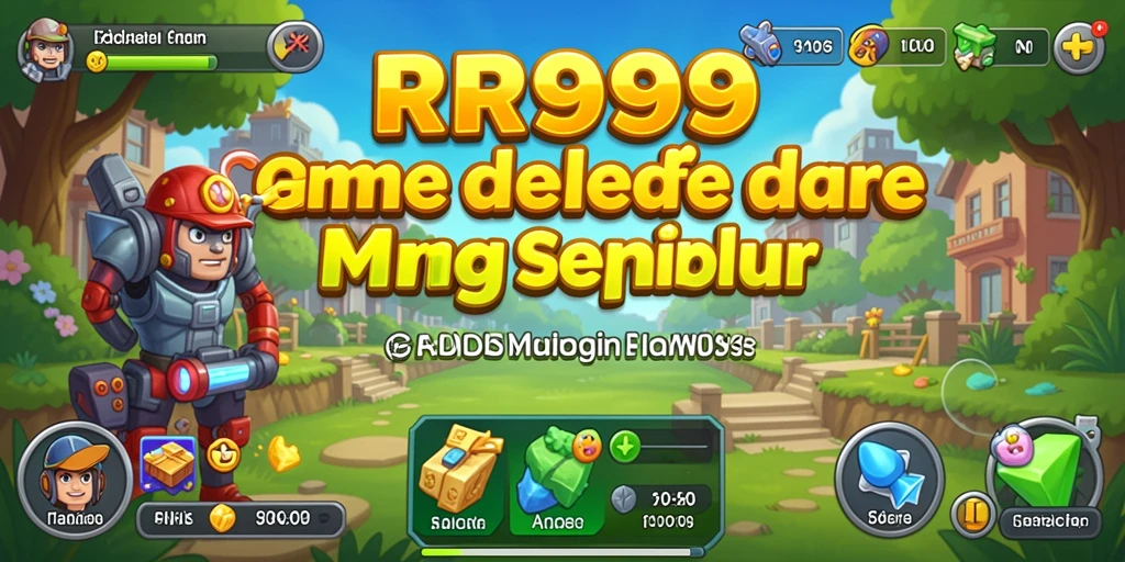 Screenshot menunjukkan gameplay santai dan kemajuan otomatis dalam RR999.