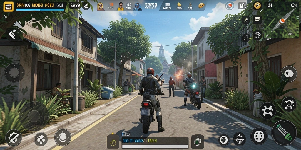 Tangkapan layar menampilkan momen seru dalam gameplay S9S9.