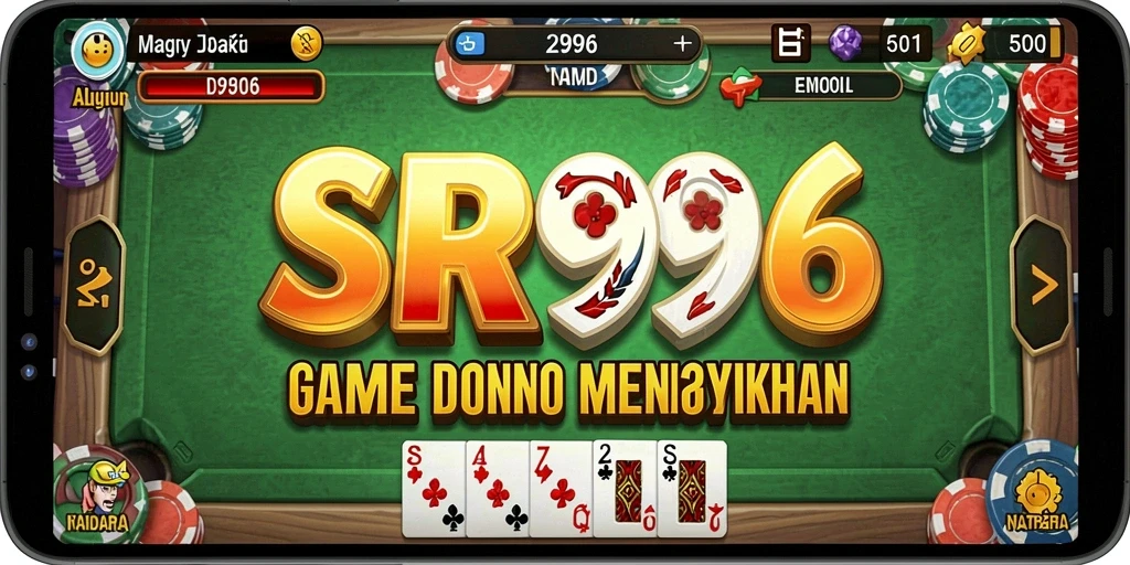 Tampilan gameplay SR996 yang seru dalam permainan Domino.