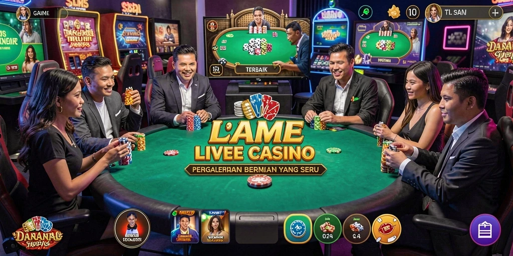 T6 menawarkan gameplay Live Casino yang mendebarkan dan interaktif.