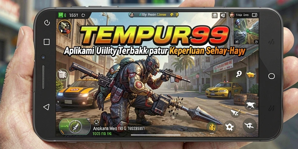Tampilan antarmuka aplikasi TEMPUR99 yang bersih dan fungsional.