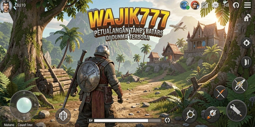 Tampilan gameplay dinamis di dunia terbuka WAJIK777.